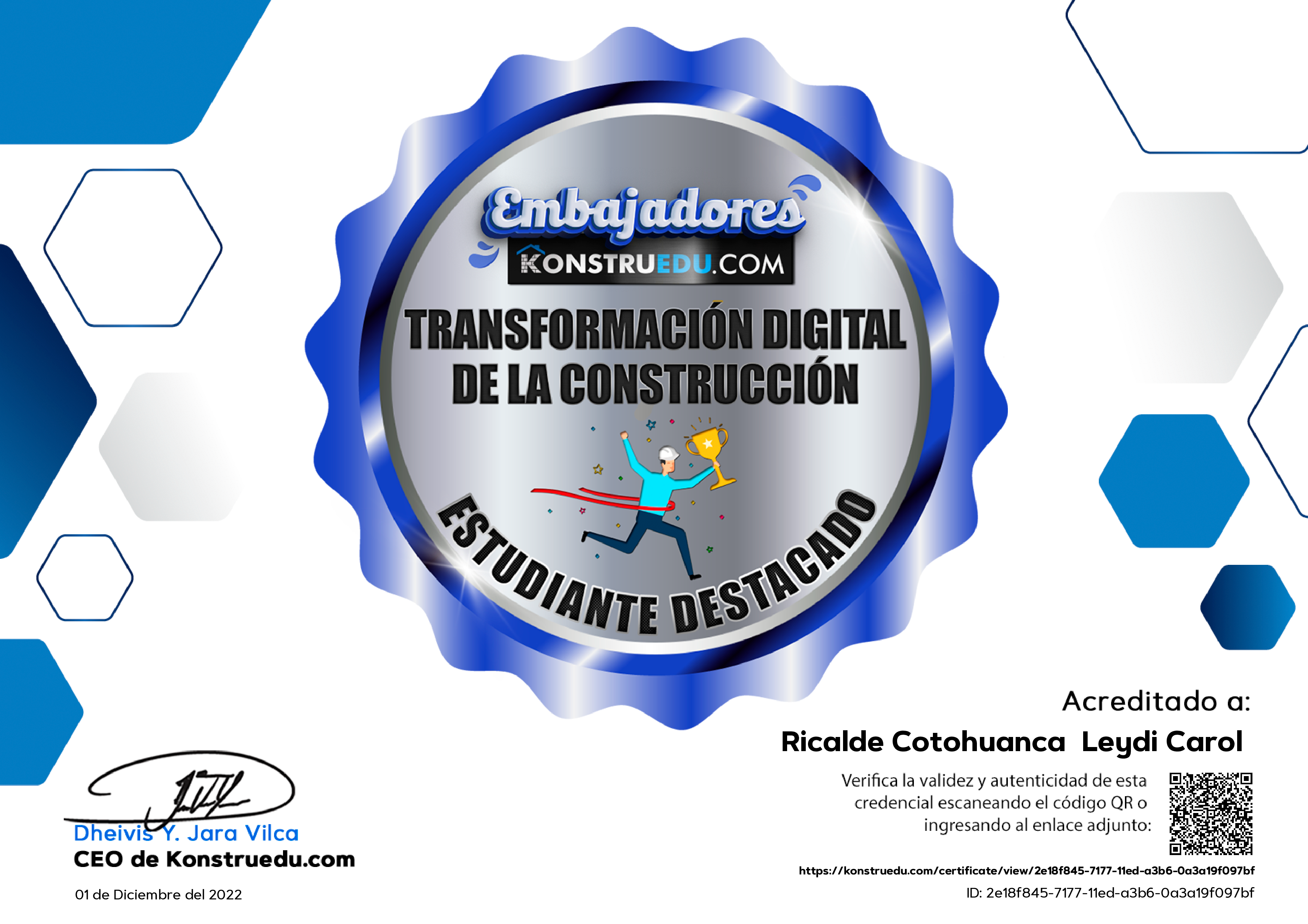 Credencial de Aceleración de la Transformación Digital de la Construcción