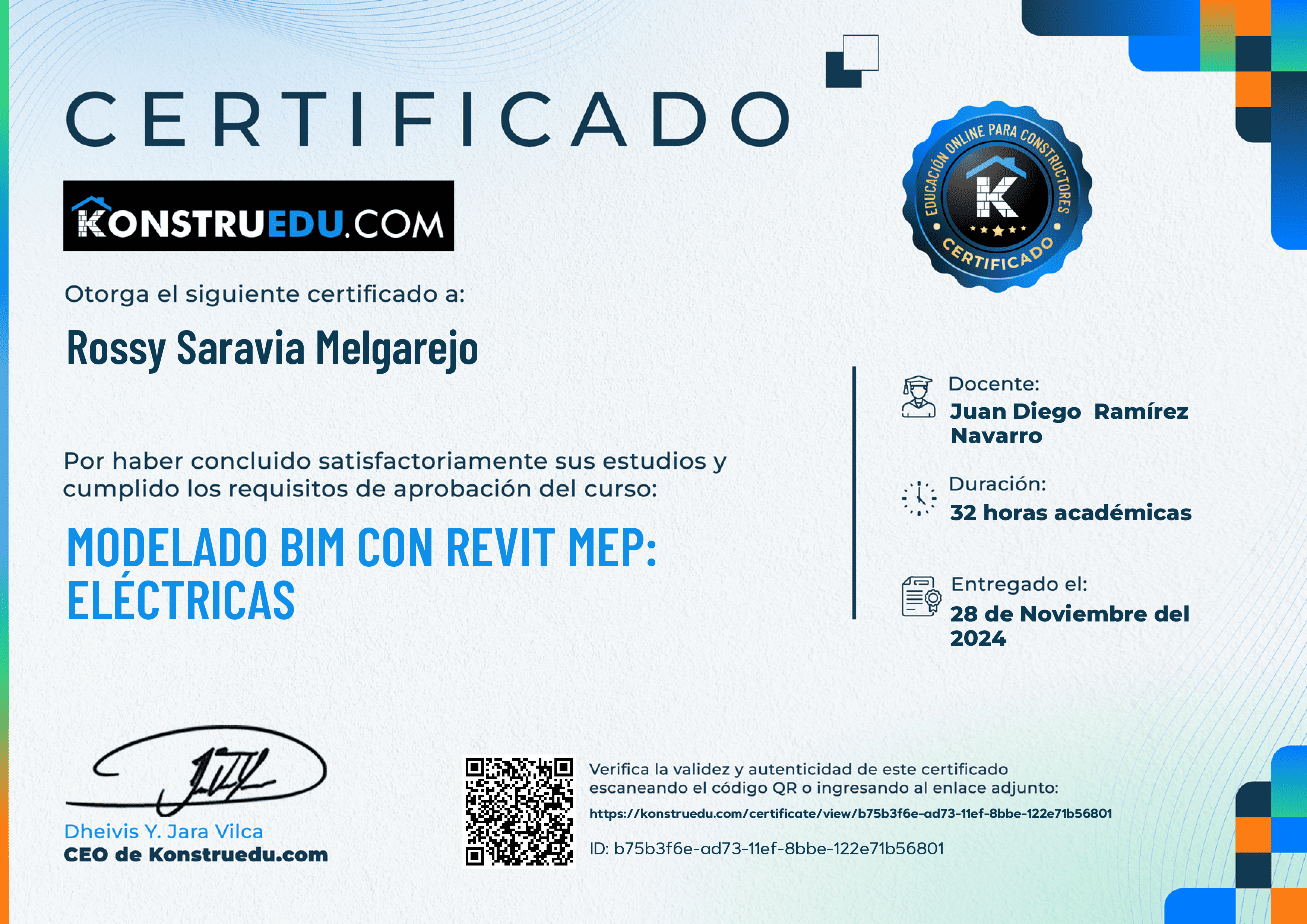 Credencial de Modelado BIM con revit MEP: Eléctricas