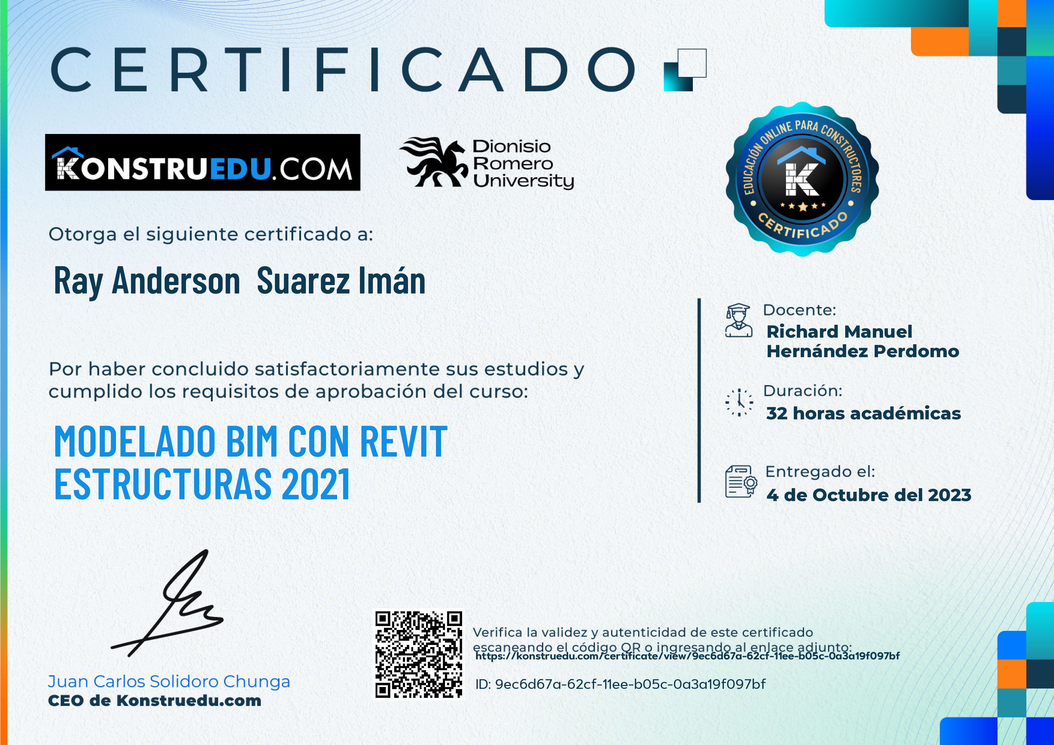 Credencial de Modelado BIM con Revit Estructuras 2021