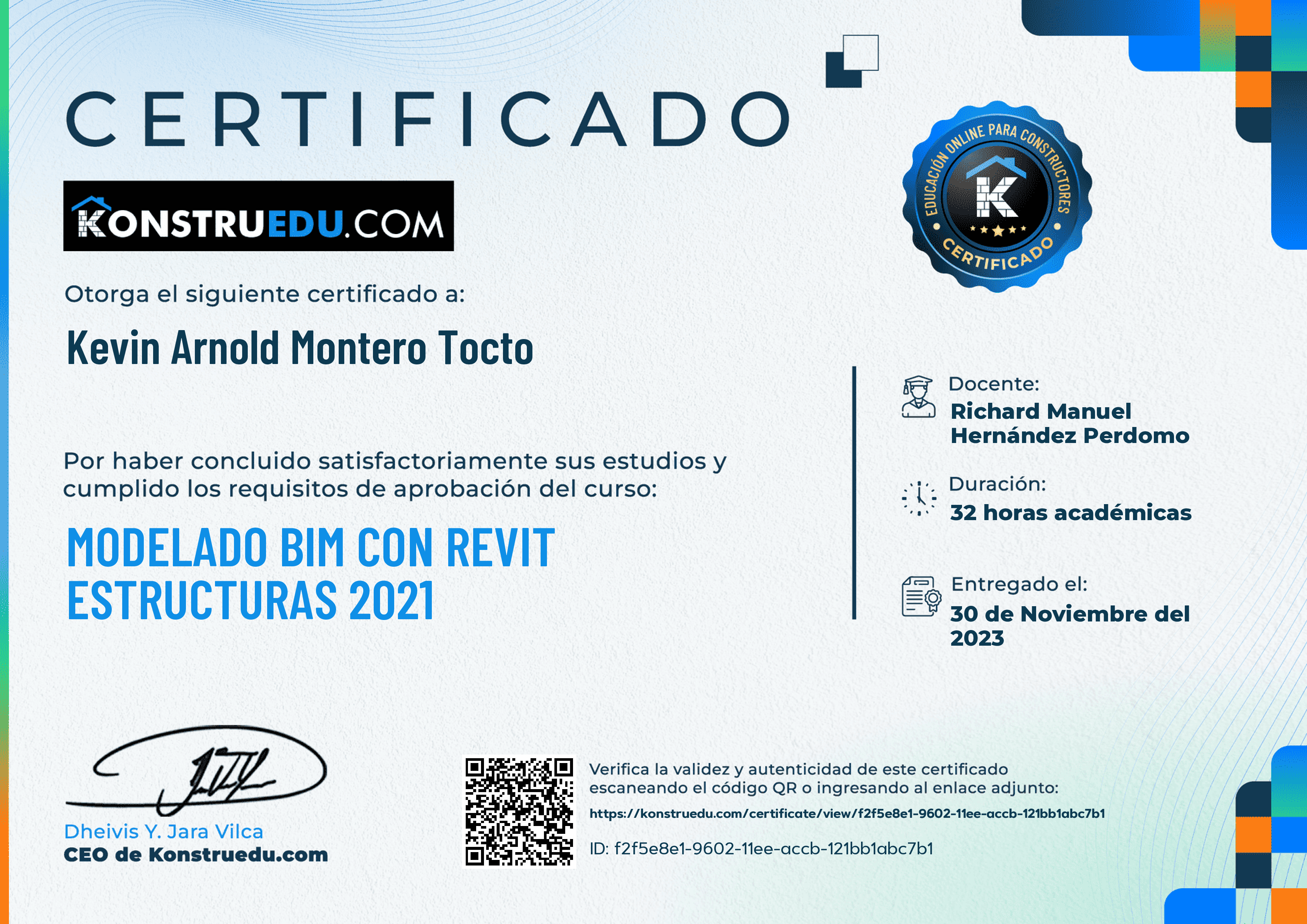 Credencial de Modelado BIM con Revit Estructuras 2021