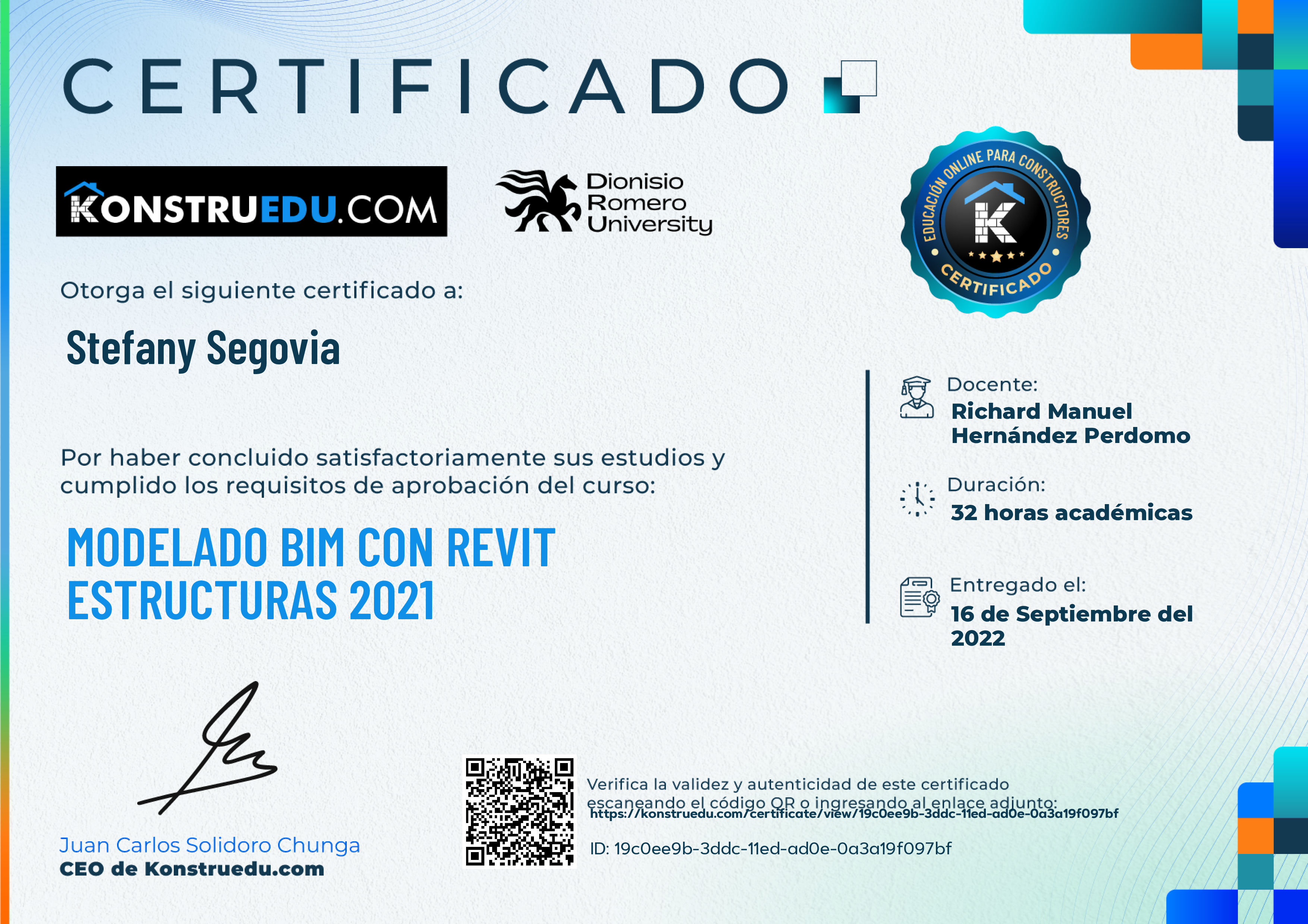 Credencial de Modelado BIM con Revit Estructuras 2021