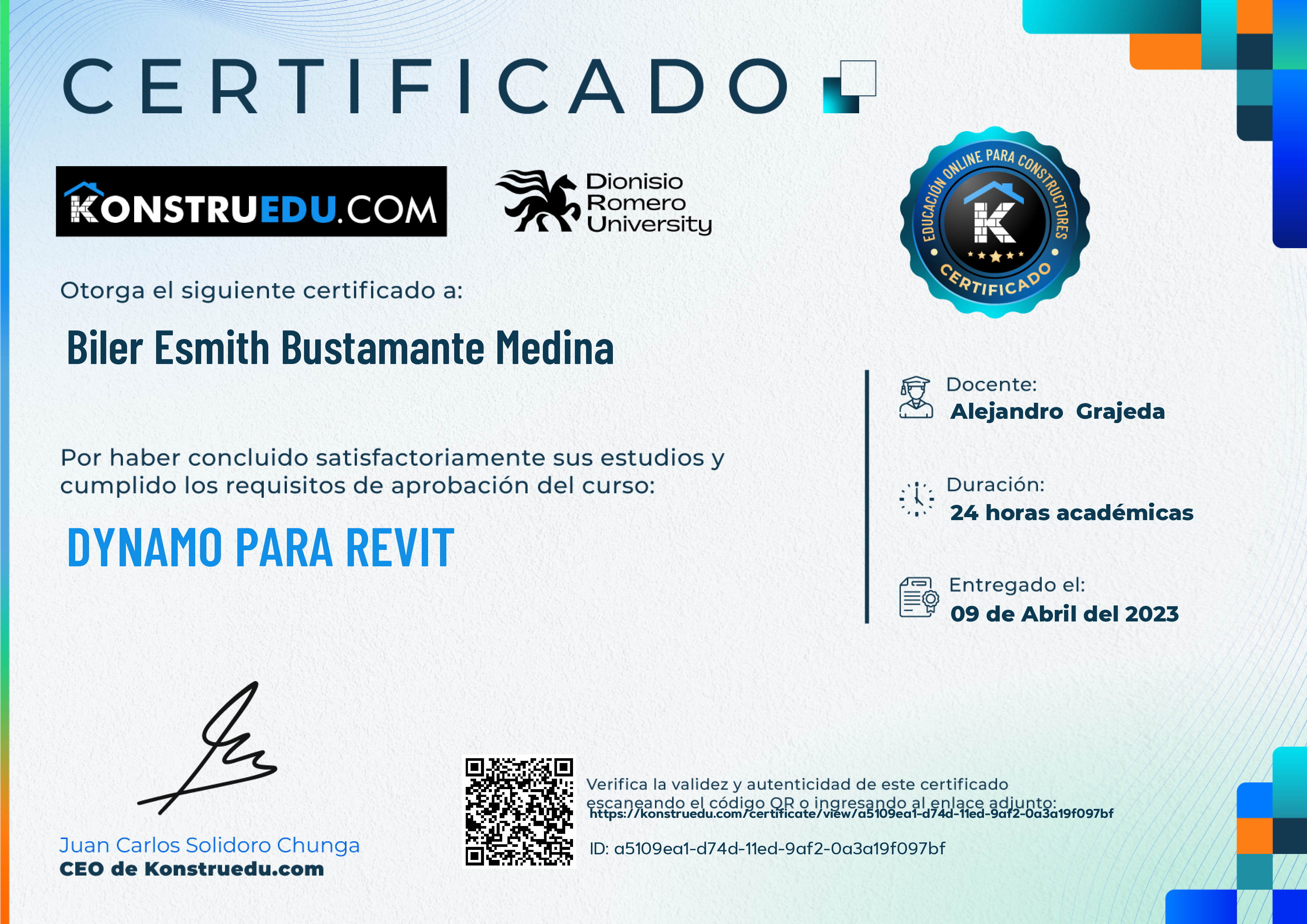 Credencial de Dynamo para Revit