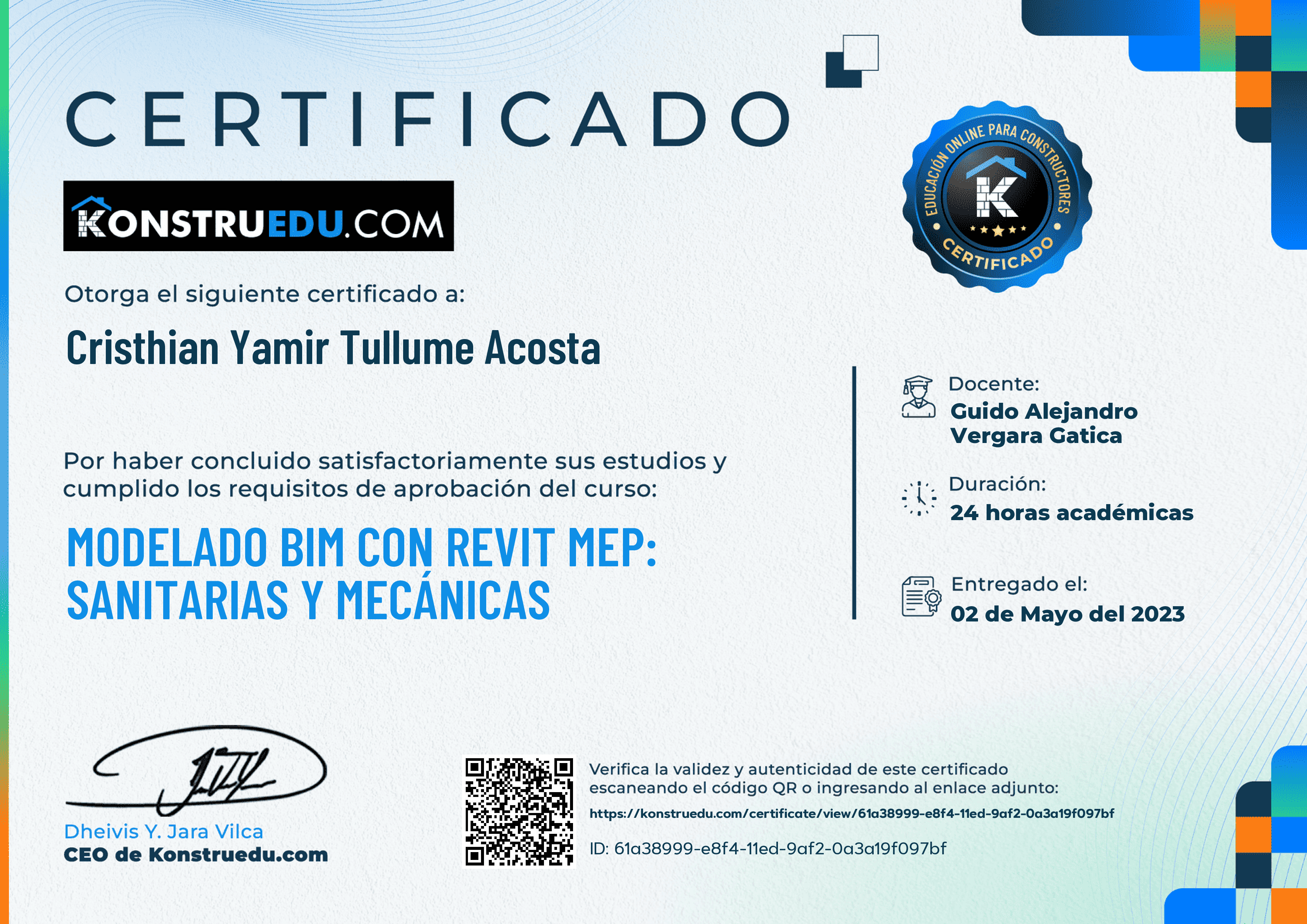 Credencial de Modelado BIM con Revit MEP: Sanitarias y Mecánicas