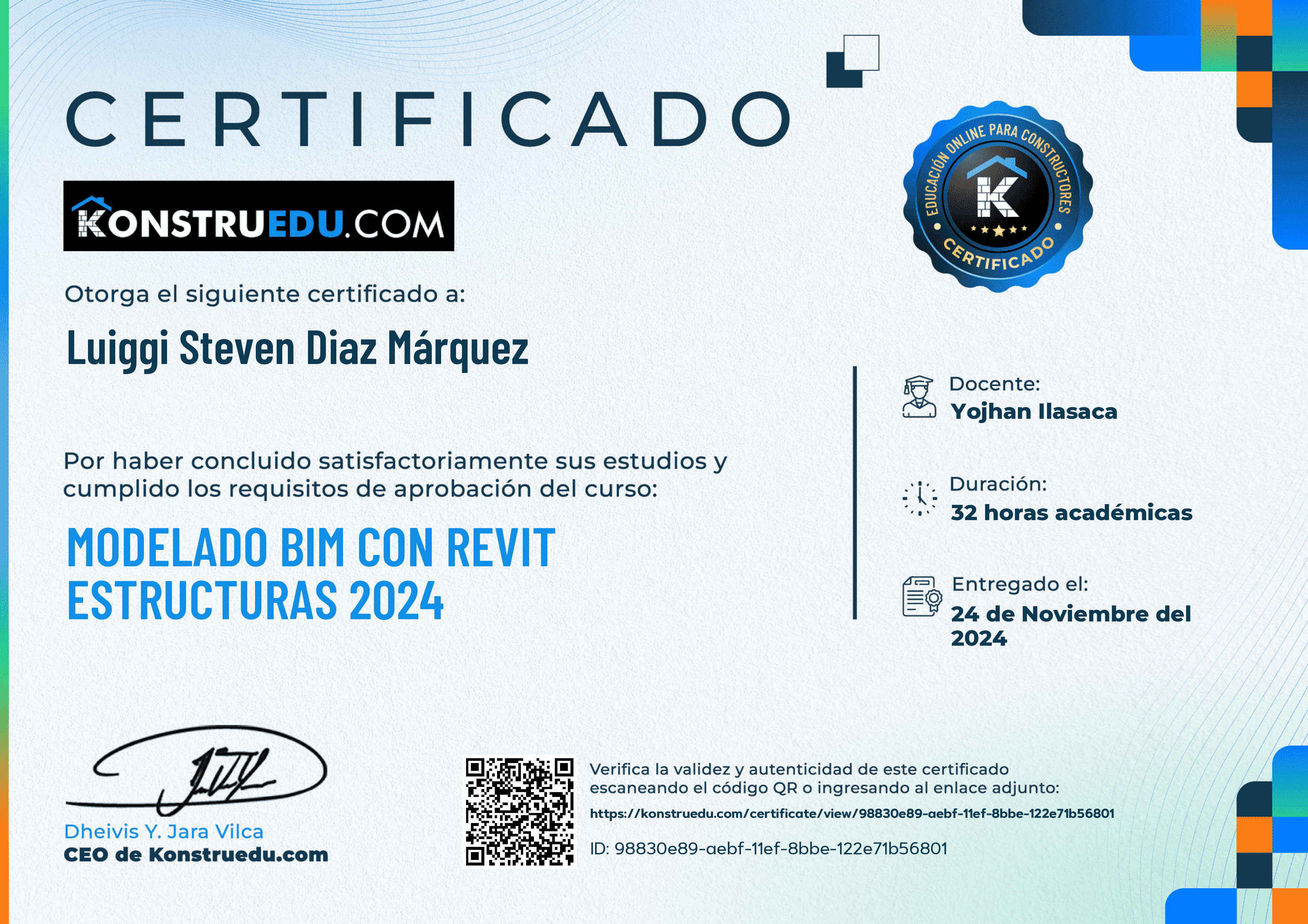 Credencial de Modelado BIM con Revit Estructuras 2024