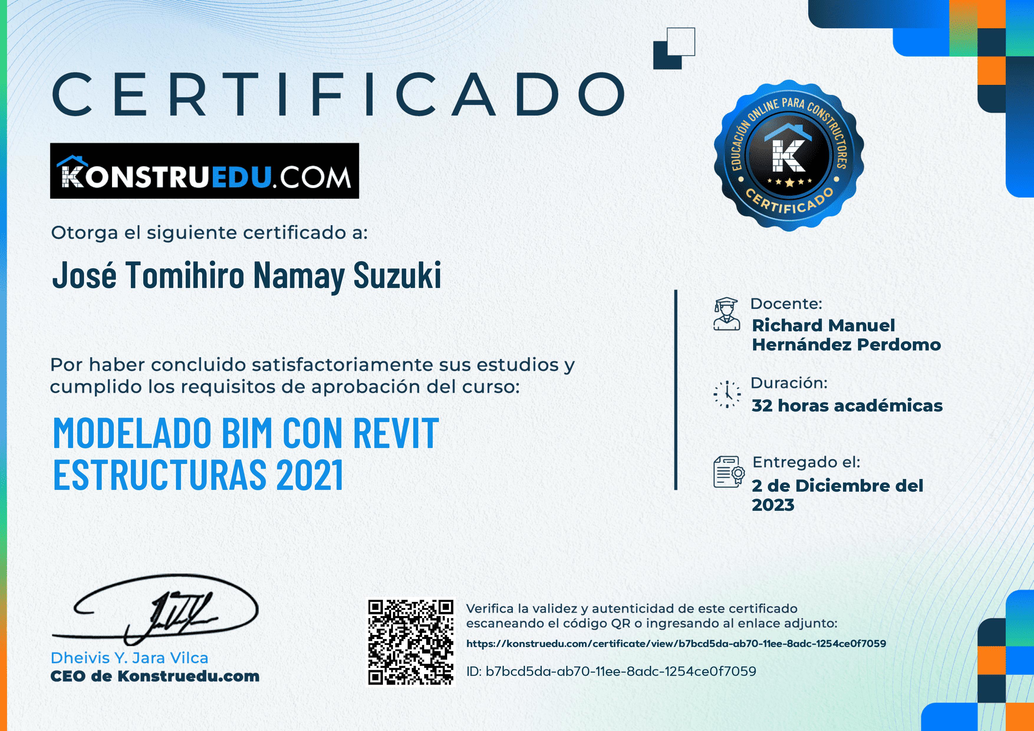 Credencial de Modelado BIM con Revit Estructuras 2021