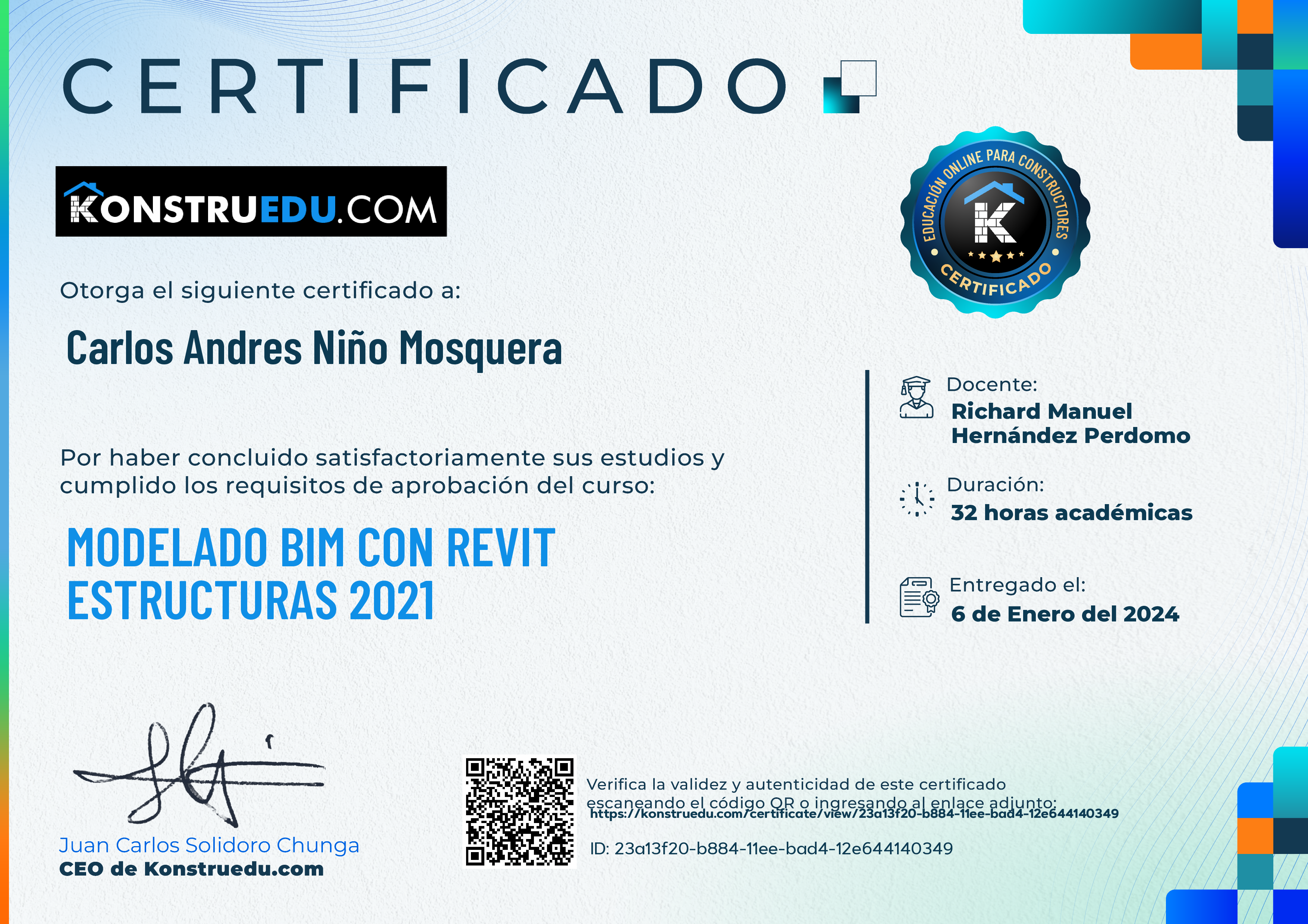 Credencial de Modelado BIM con Revit Estructuras 2021