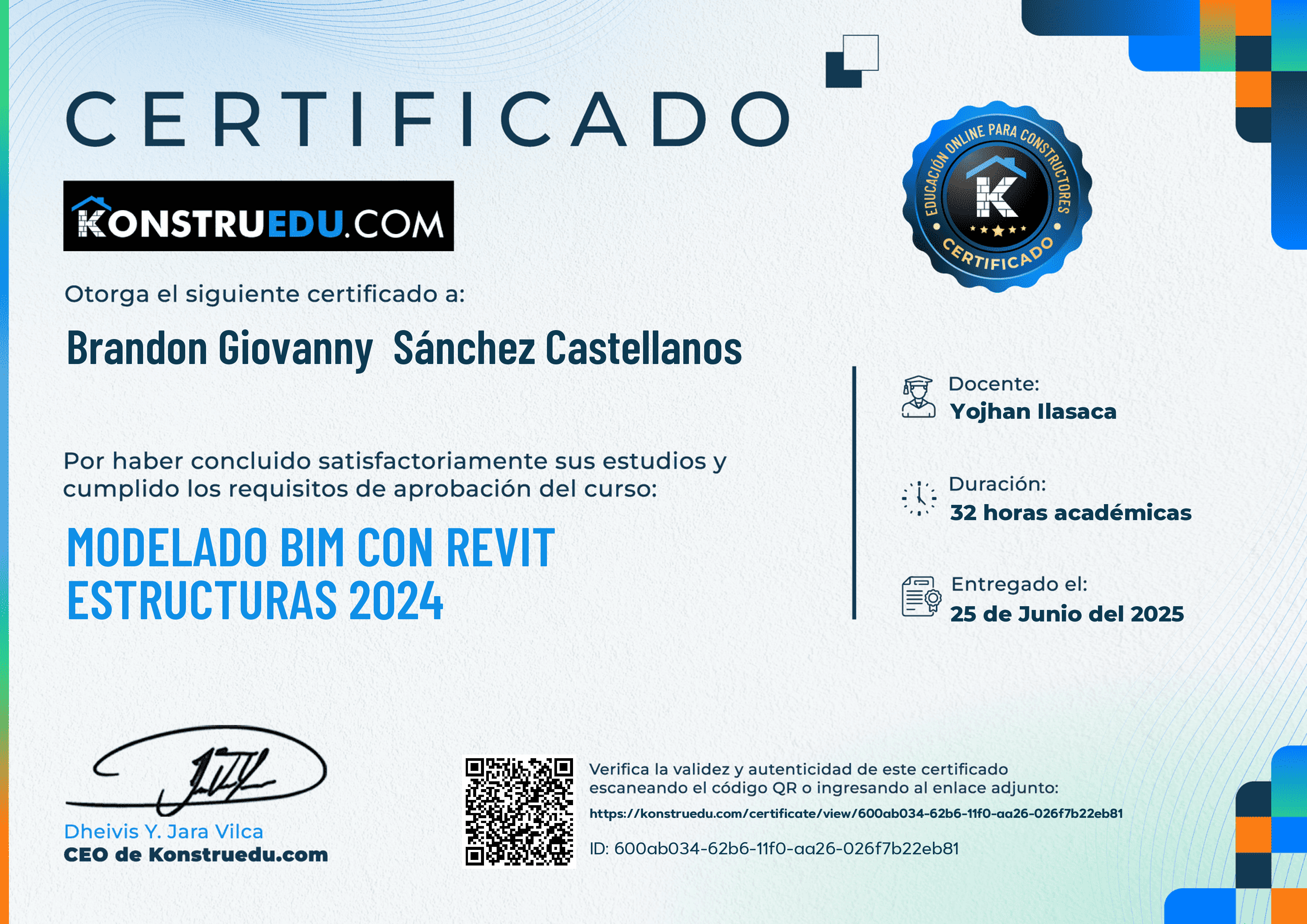 Credencial de Modelado BIM con Revit Estructuras 2024