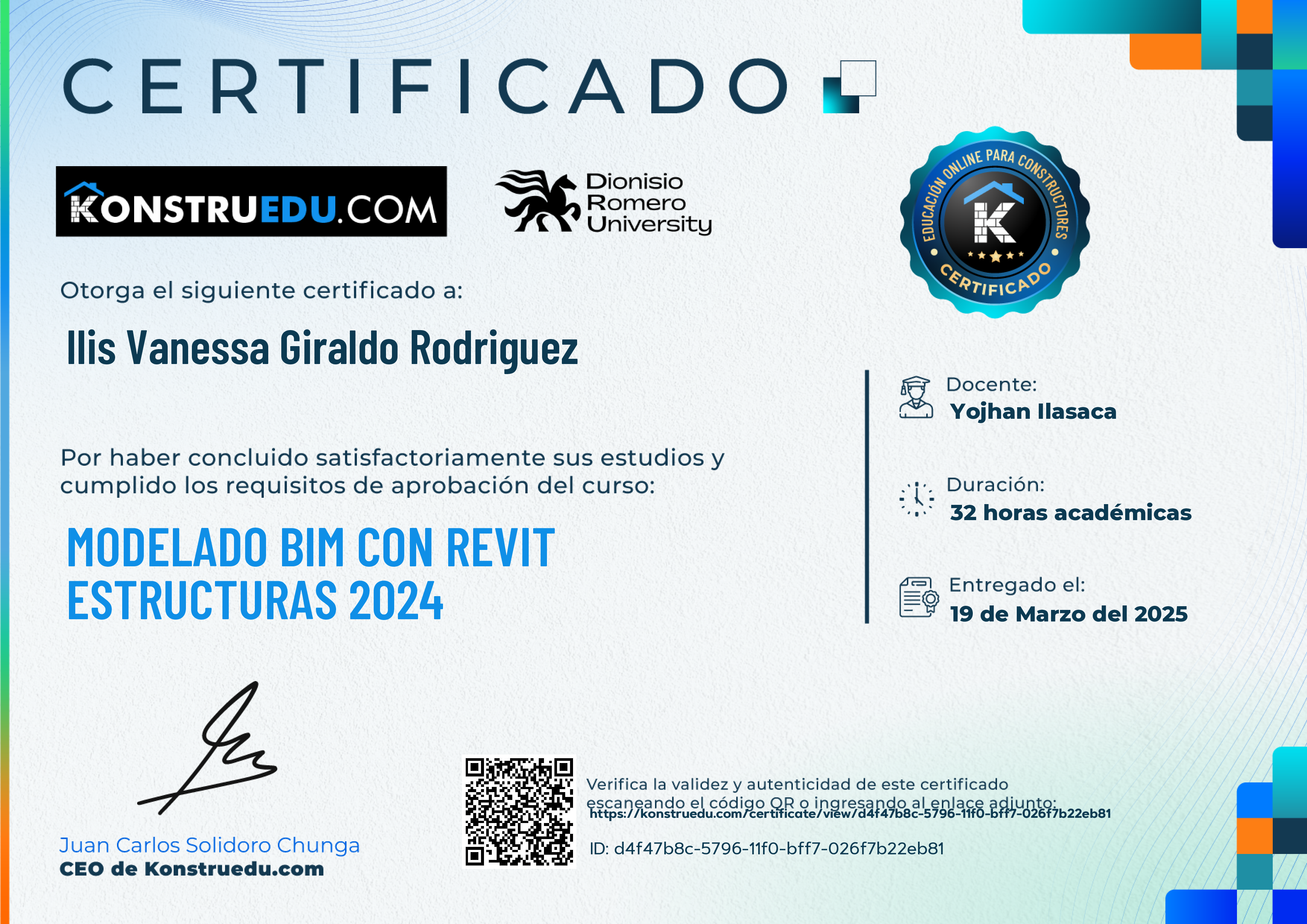 Credencial de Modelado BIM con Revit Estructuras 2024