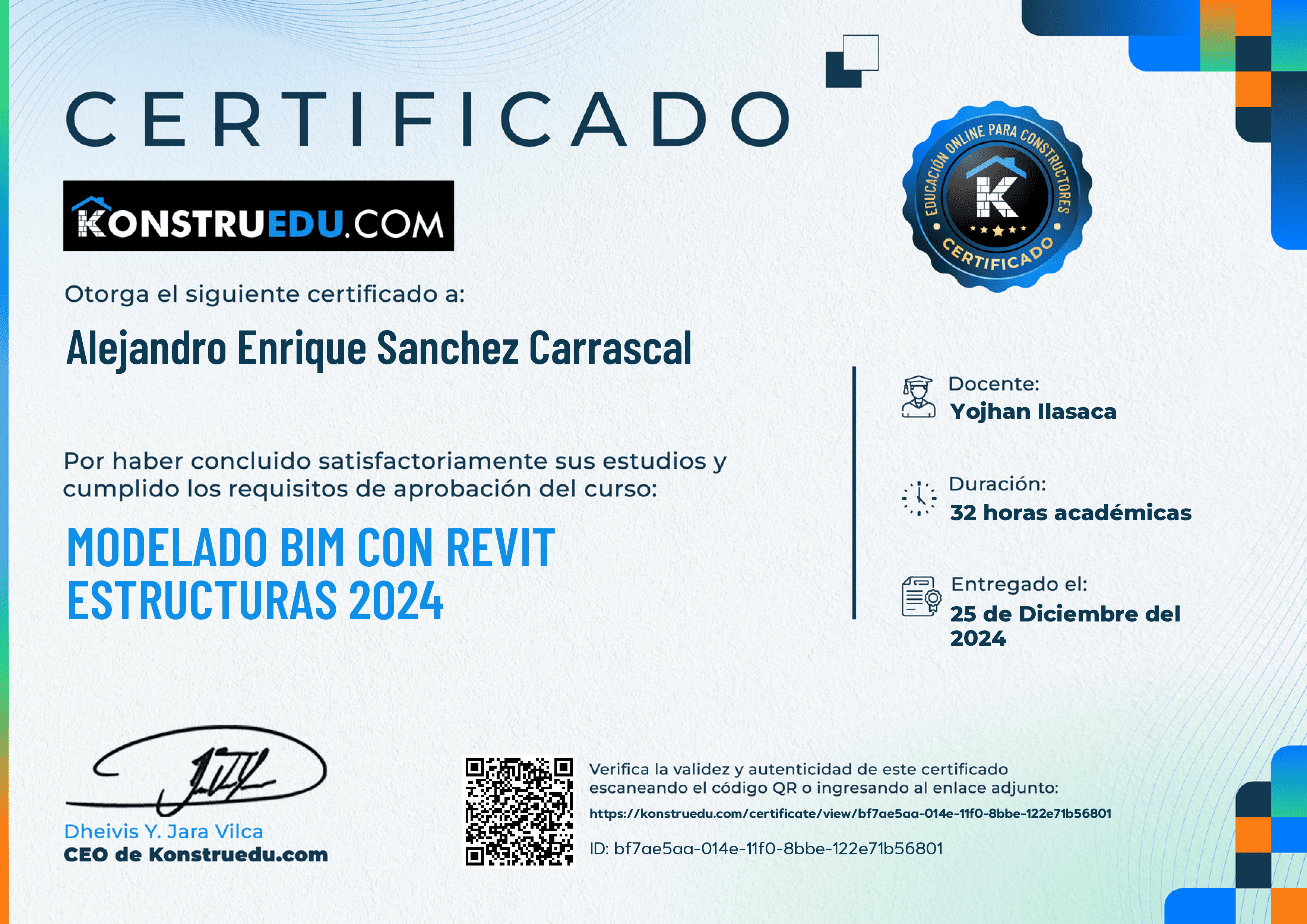 Credencial de Modelado BIM con Revit Estructuras 2024