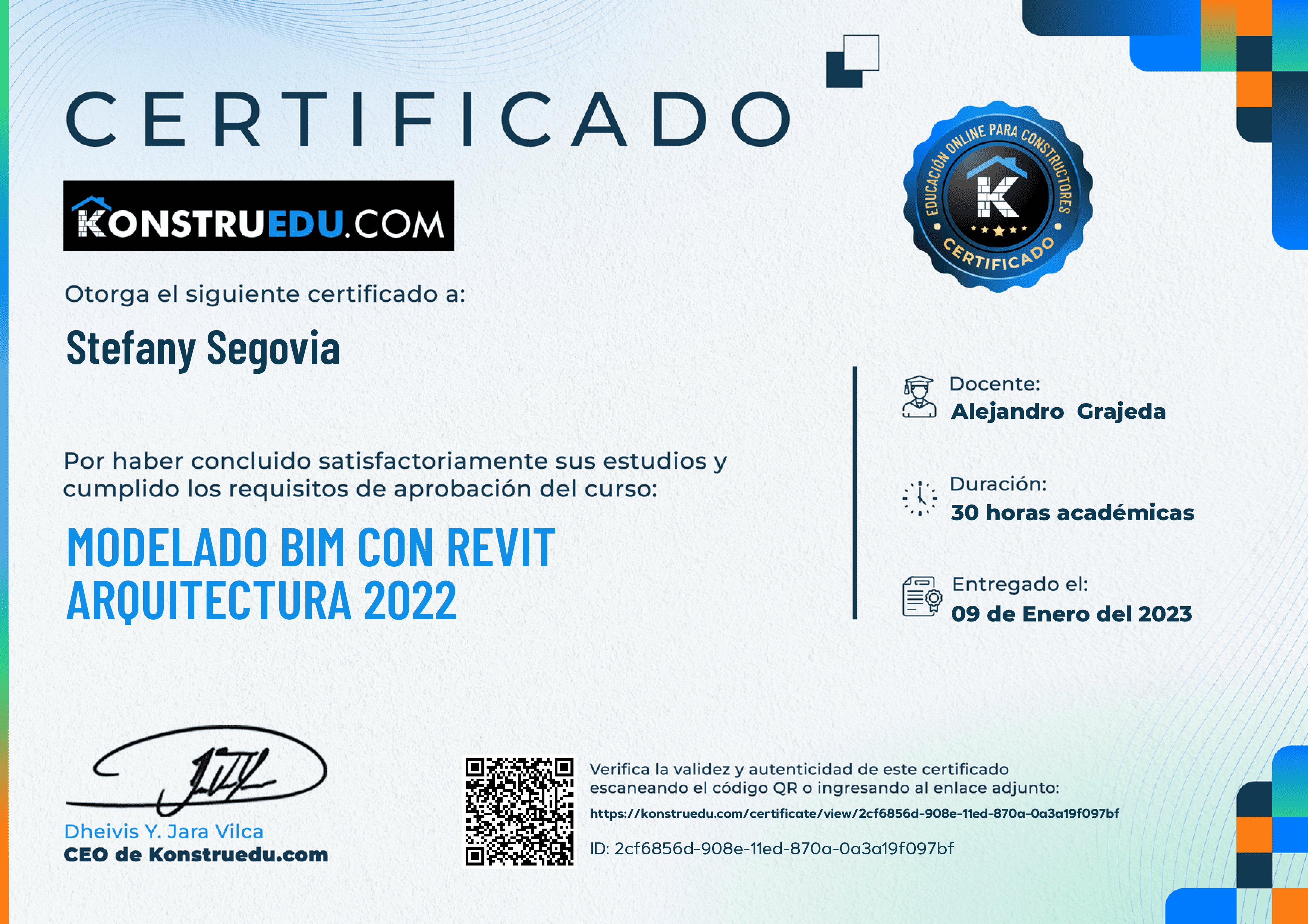 Credencial de Modelado BIM con Revit Arquitectura 2022