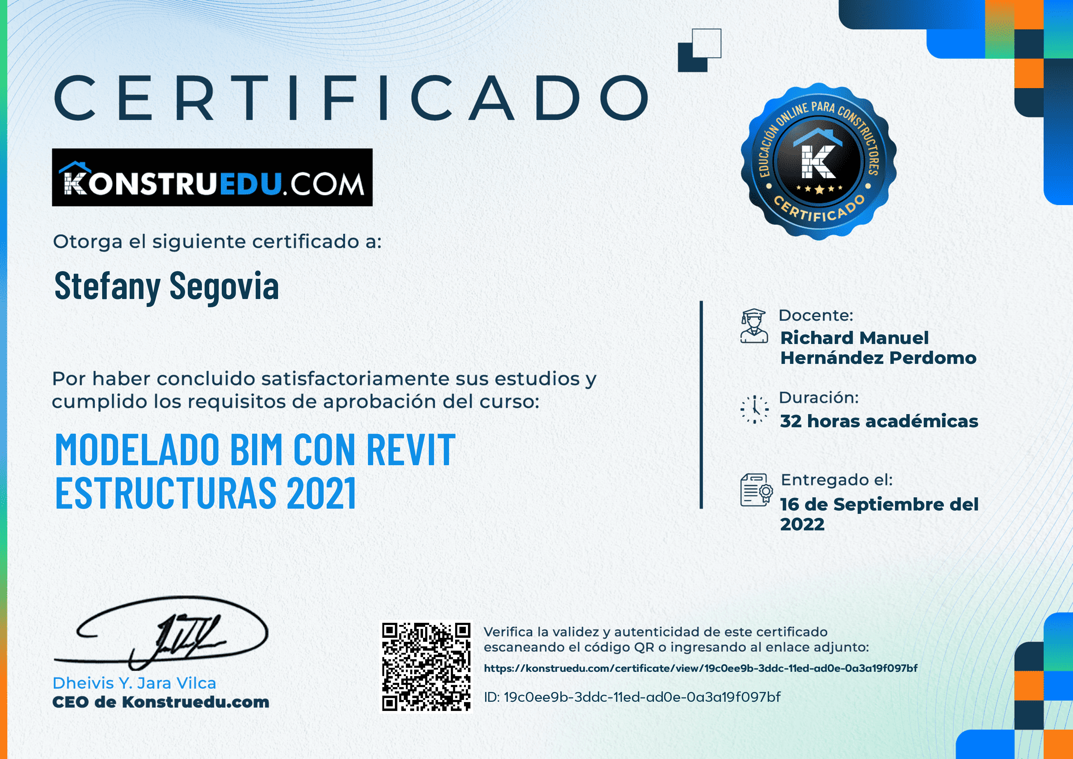 Credencial de Modelado BIM con Revit Estructuras 2021