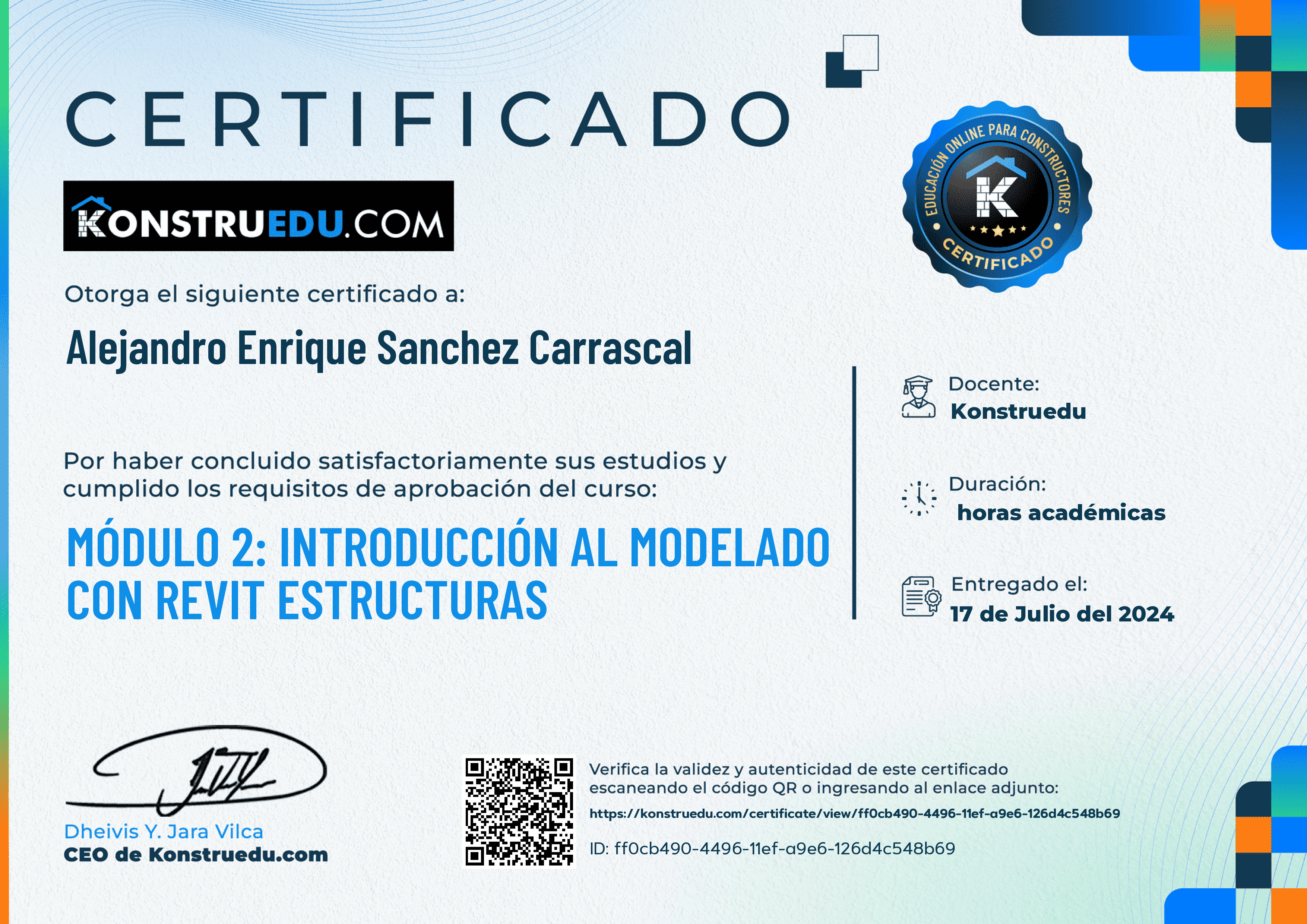 Credencial de Módulo 2: Introducción al modelado con Revit estructuras