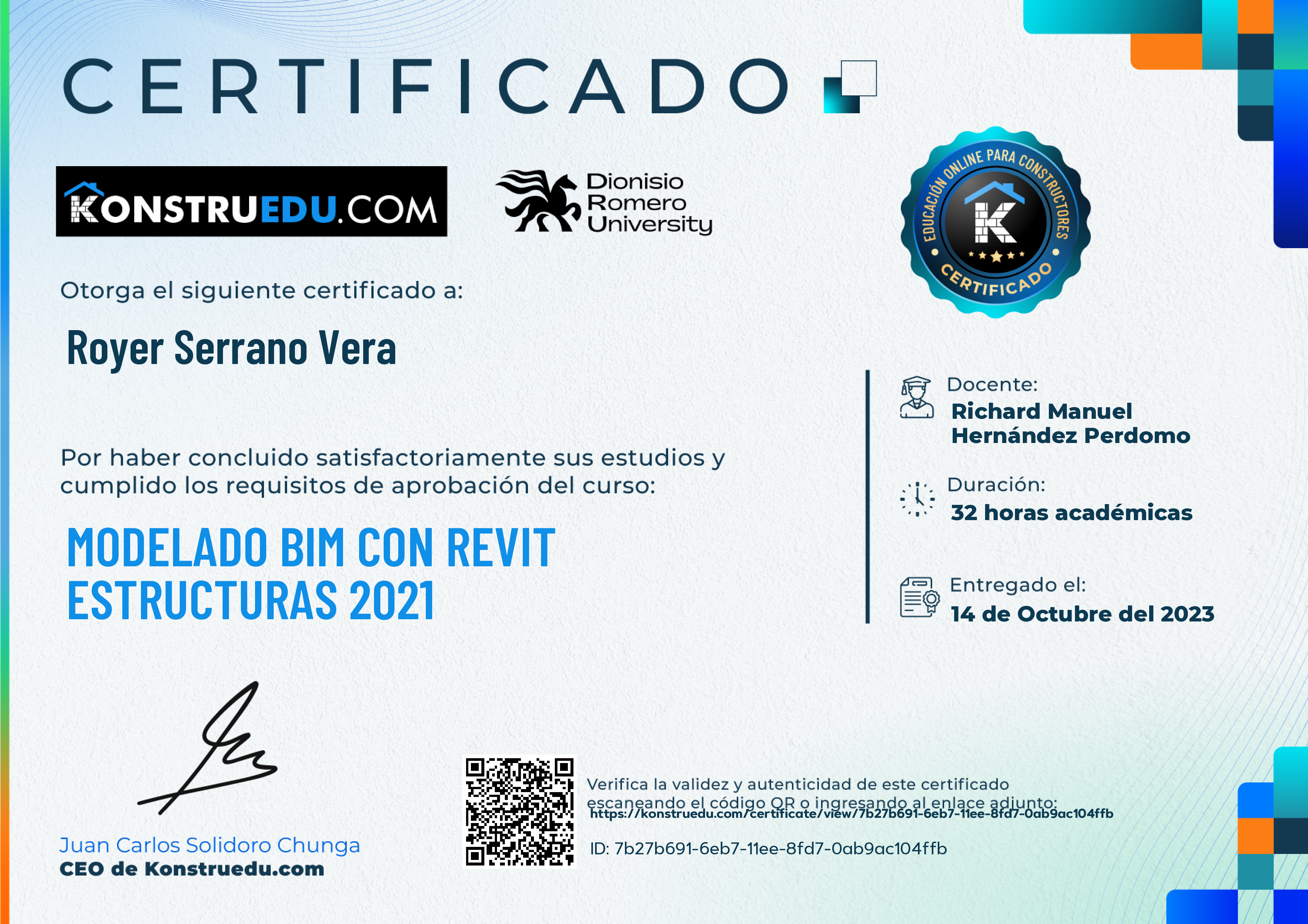Credencial de Modelado BIM con Revit Estructuras 2021