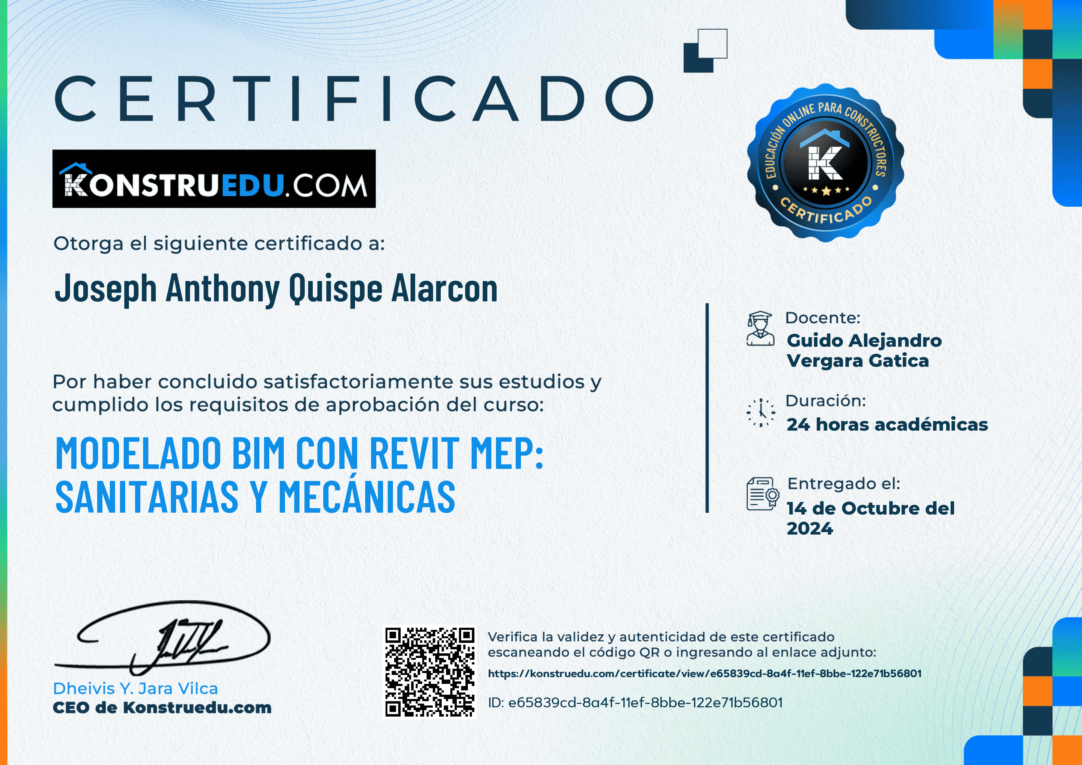 Credencial de Modelado BIM con Revit MEP: Sanitarias y Mecánicas