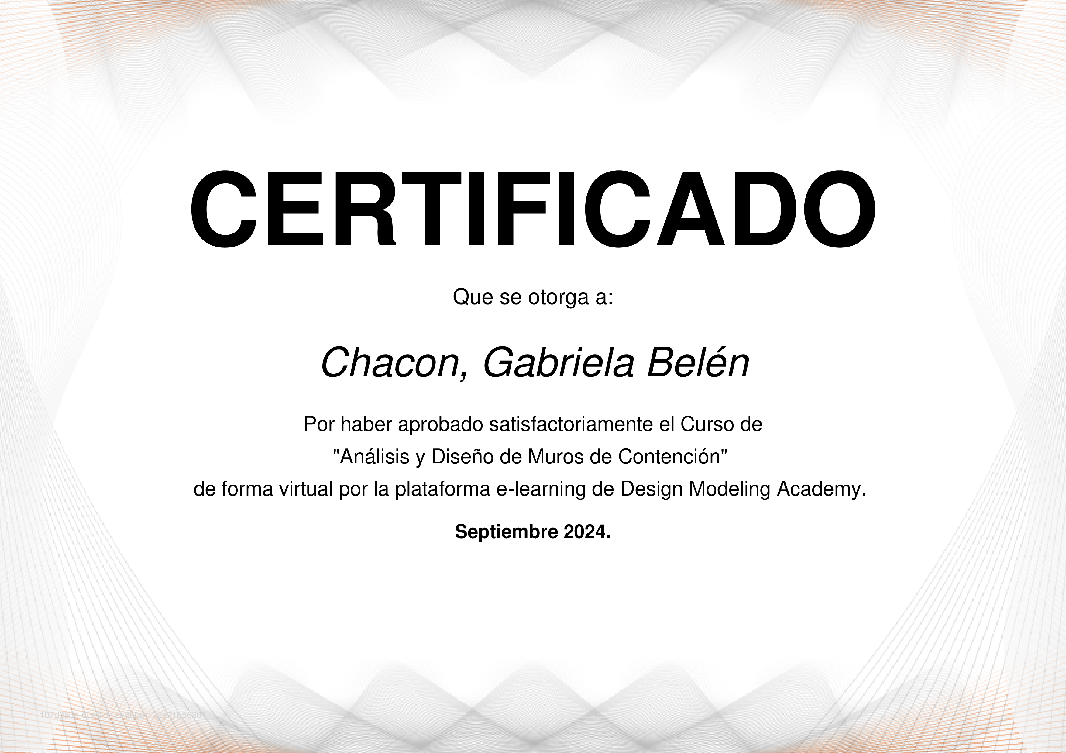 Credencial de Análisis y Diseño de Muros de Contención