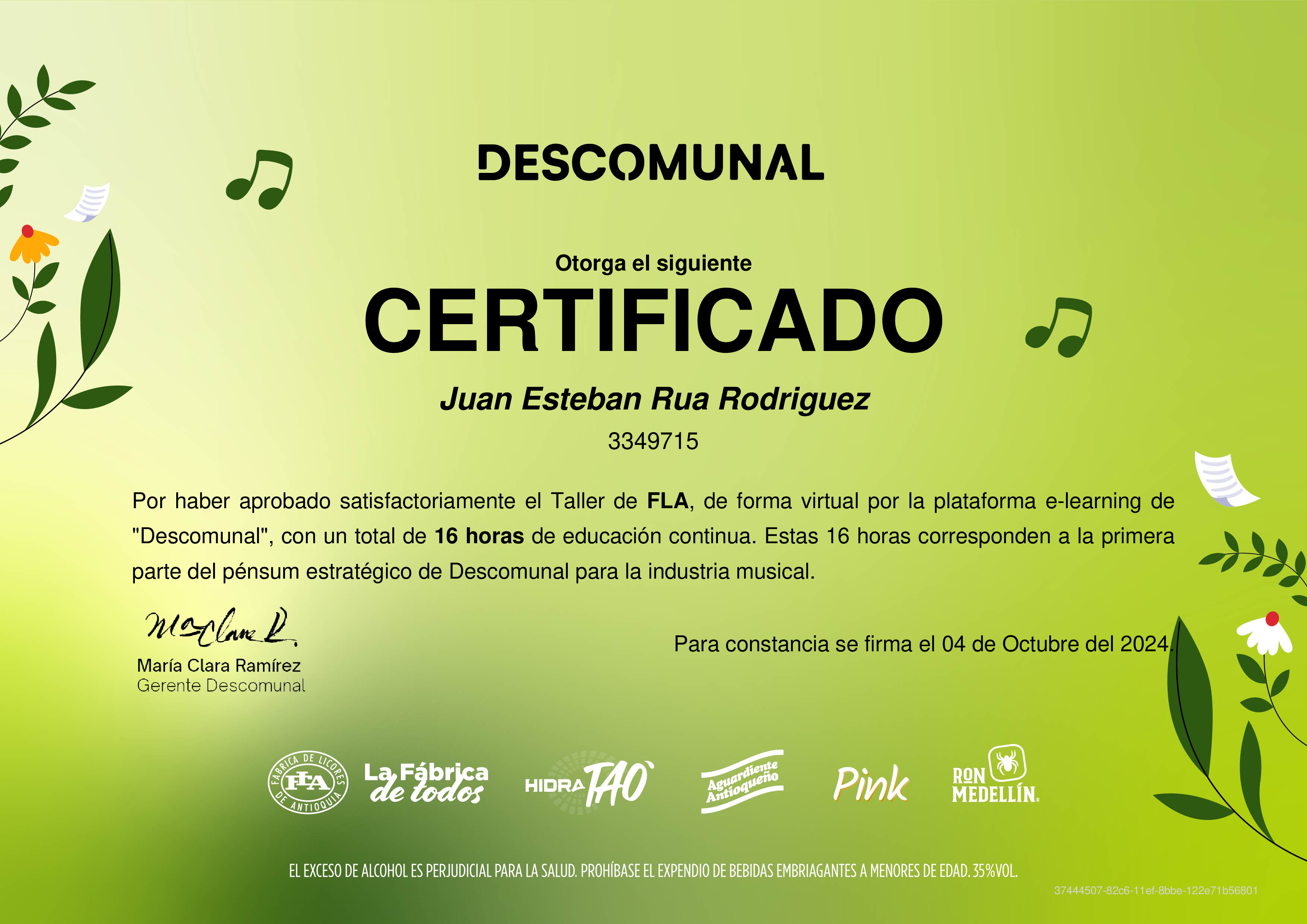 Credencial de FLA