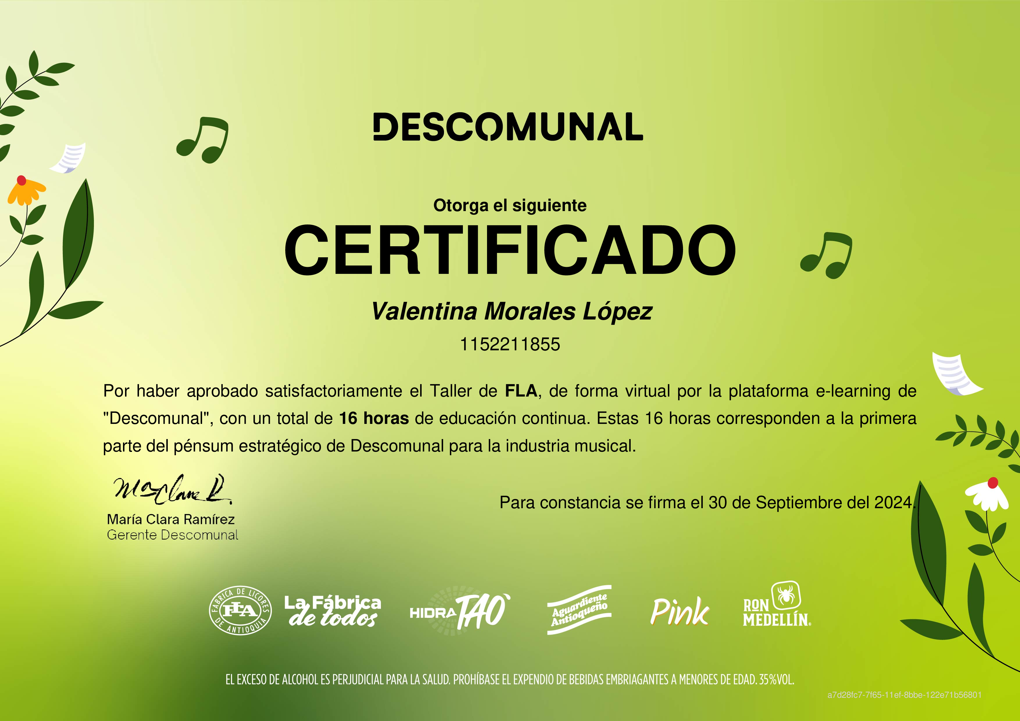 Credencial de FLA