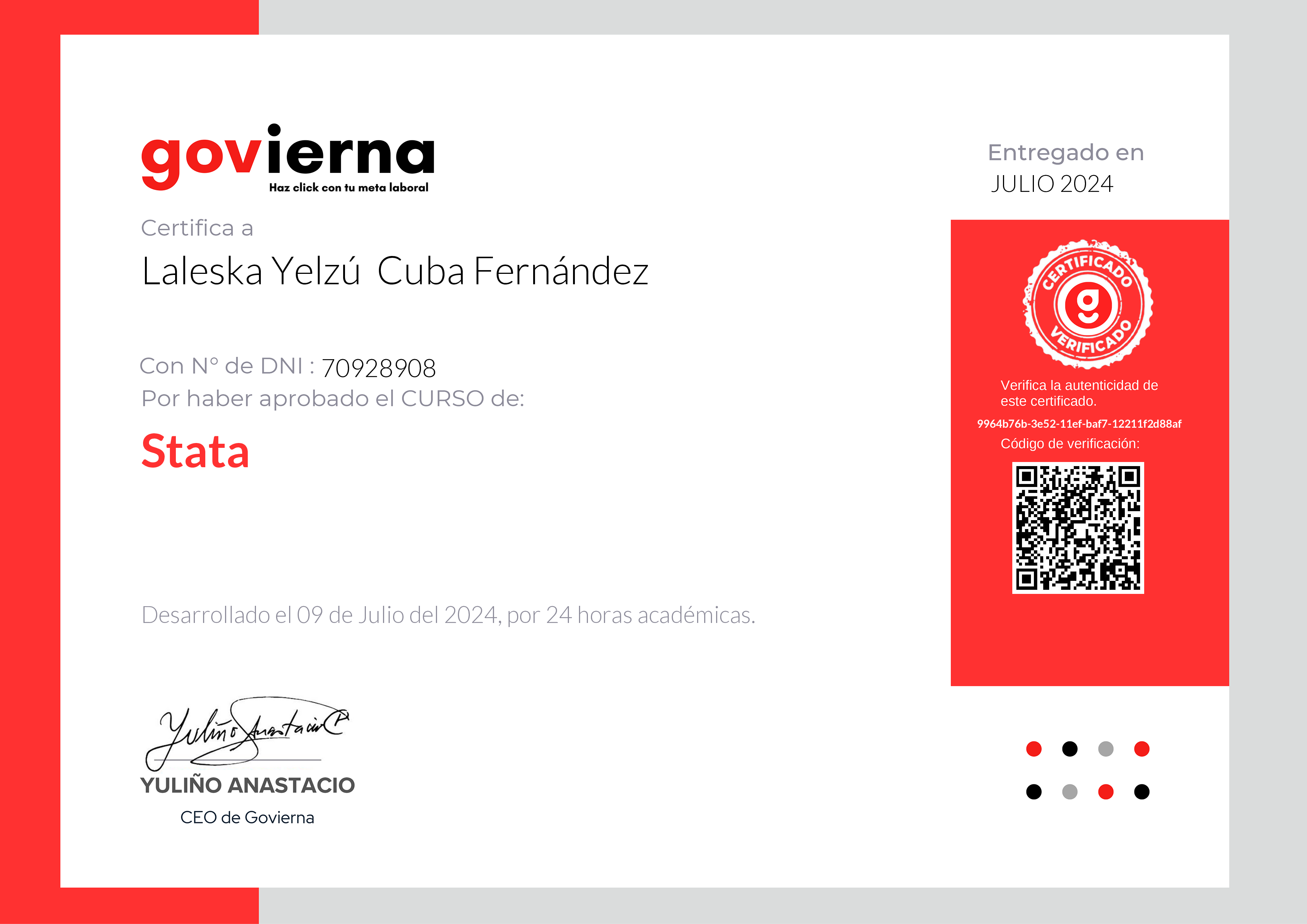 Credencial de Stata