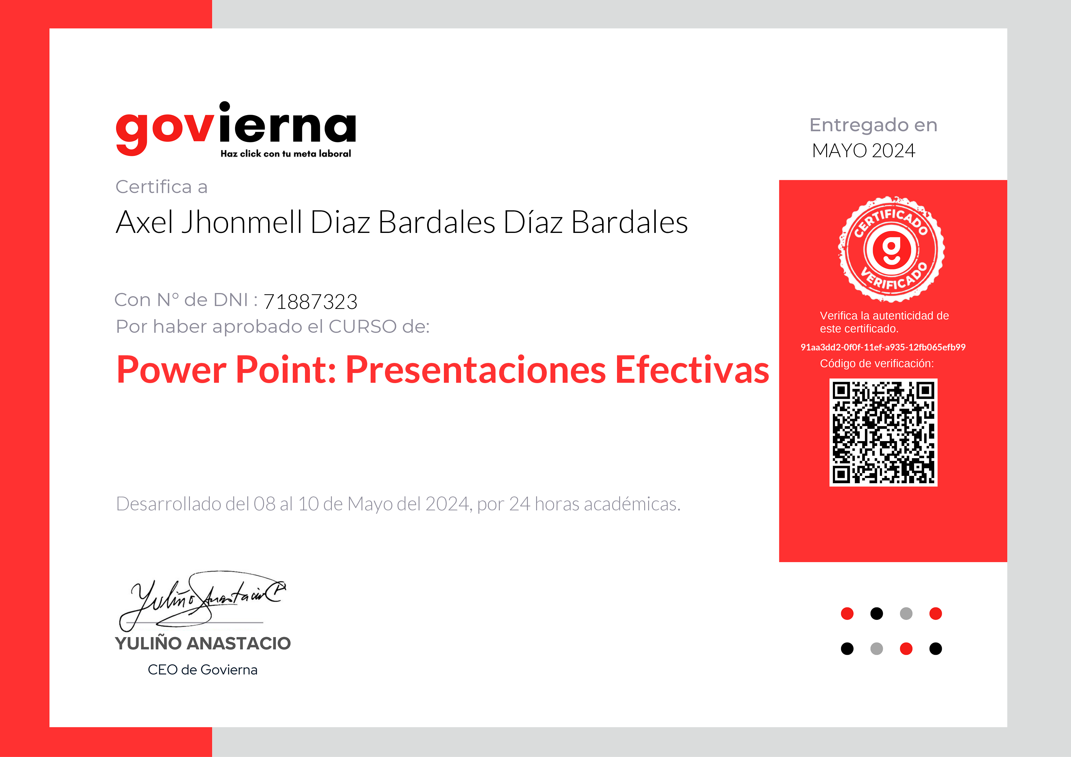 Credencial de Power Point: Presentaciones Efectivas