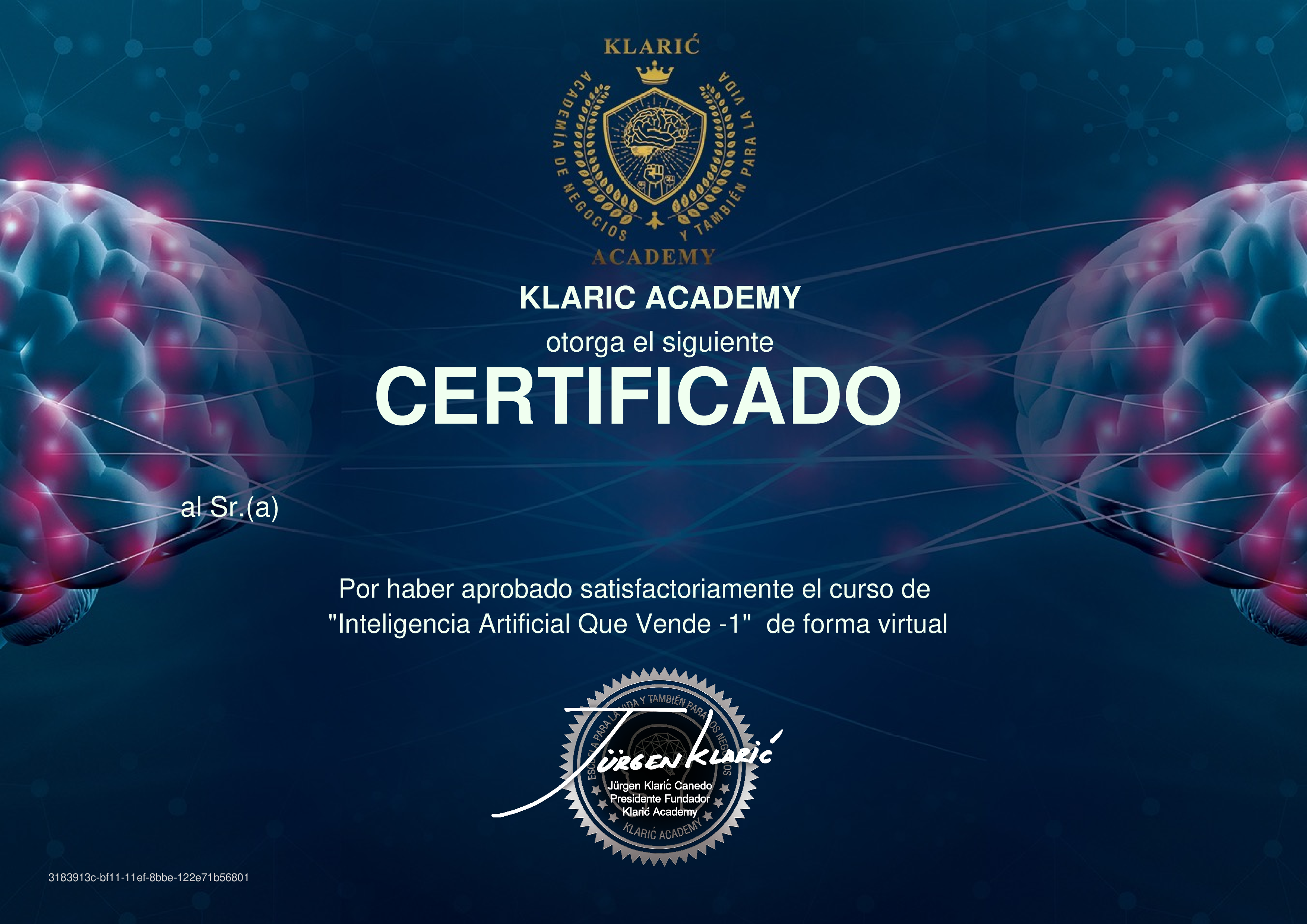 Credencial de Inteligencia Artificial Que Vende -1
