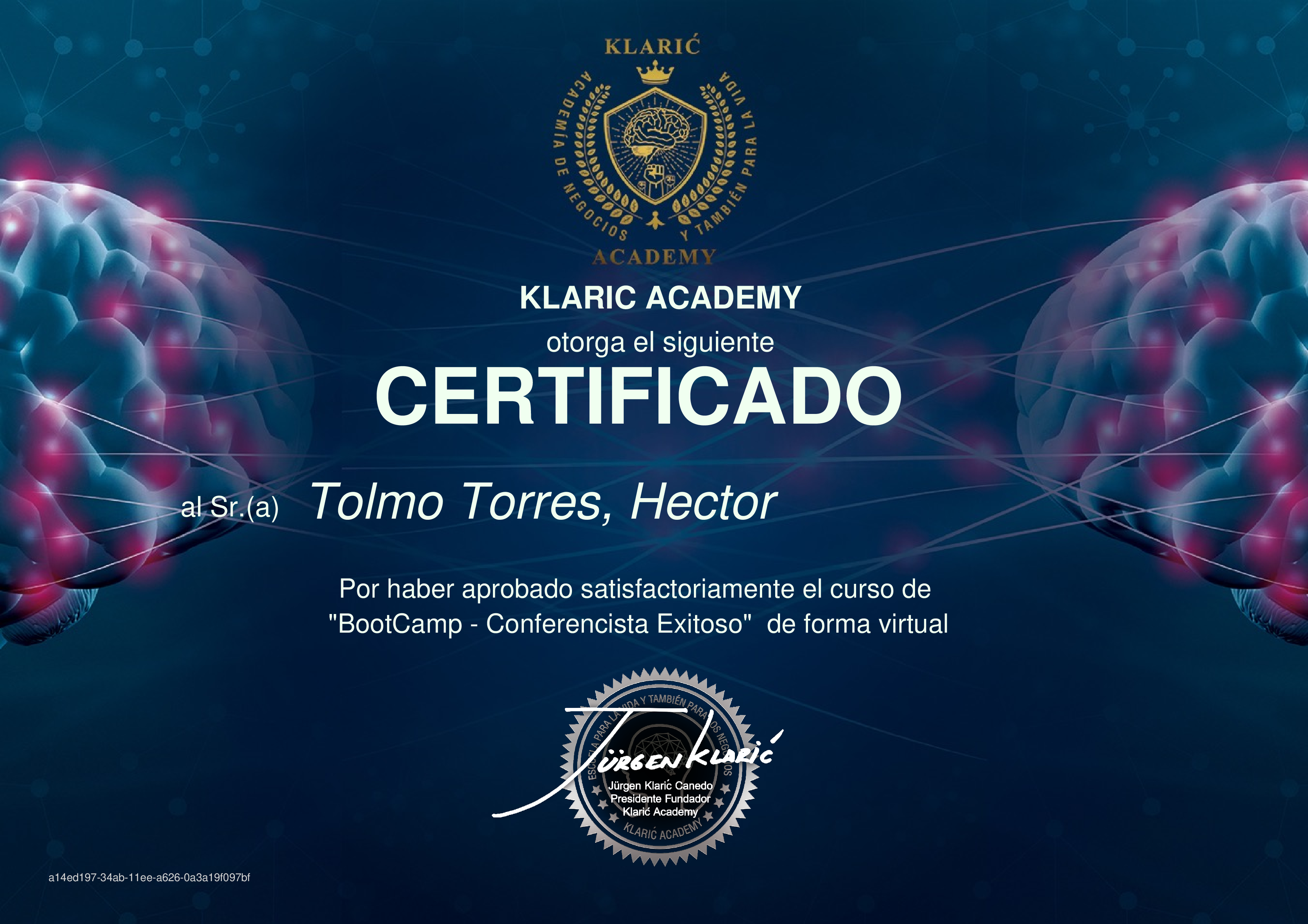 Credencial de BootCamp - Conferencista Exitoso