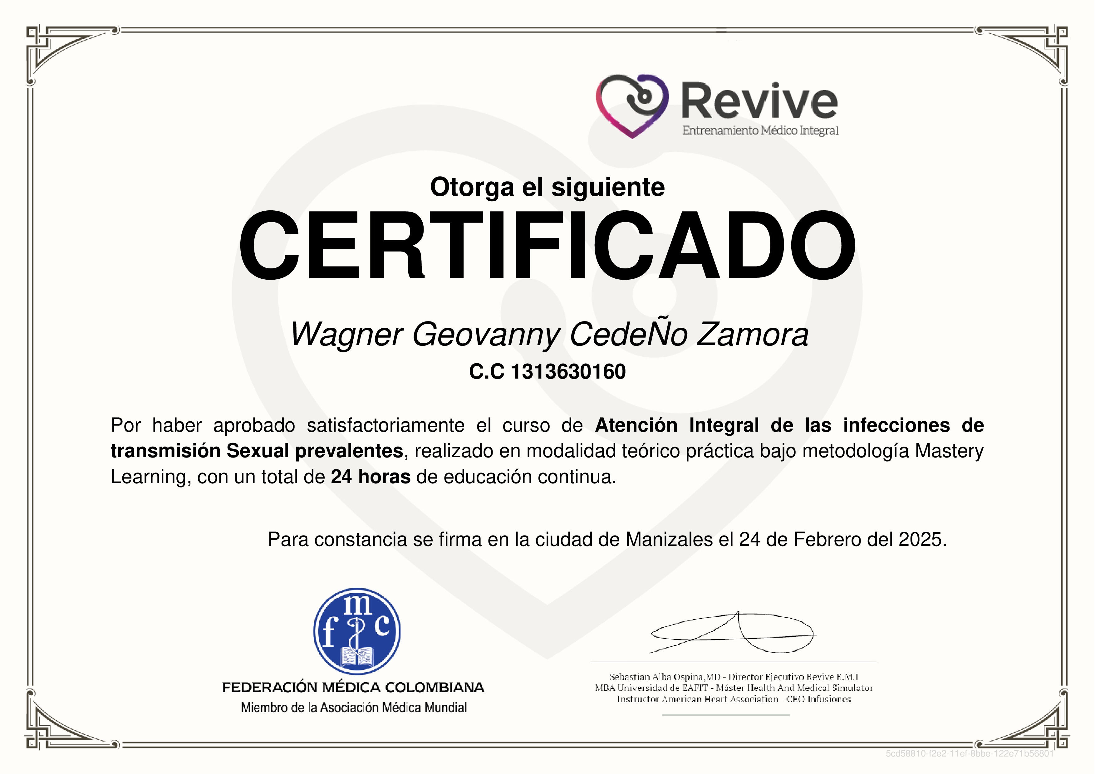 Credencial de Atención Integral de las infecciones de transmisión Sexual prevalentes