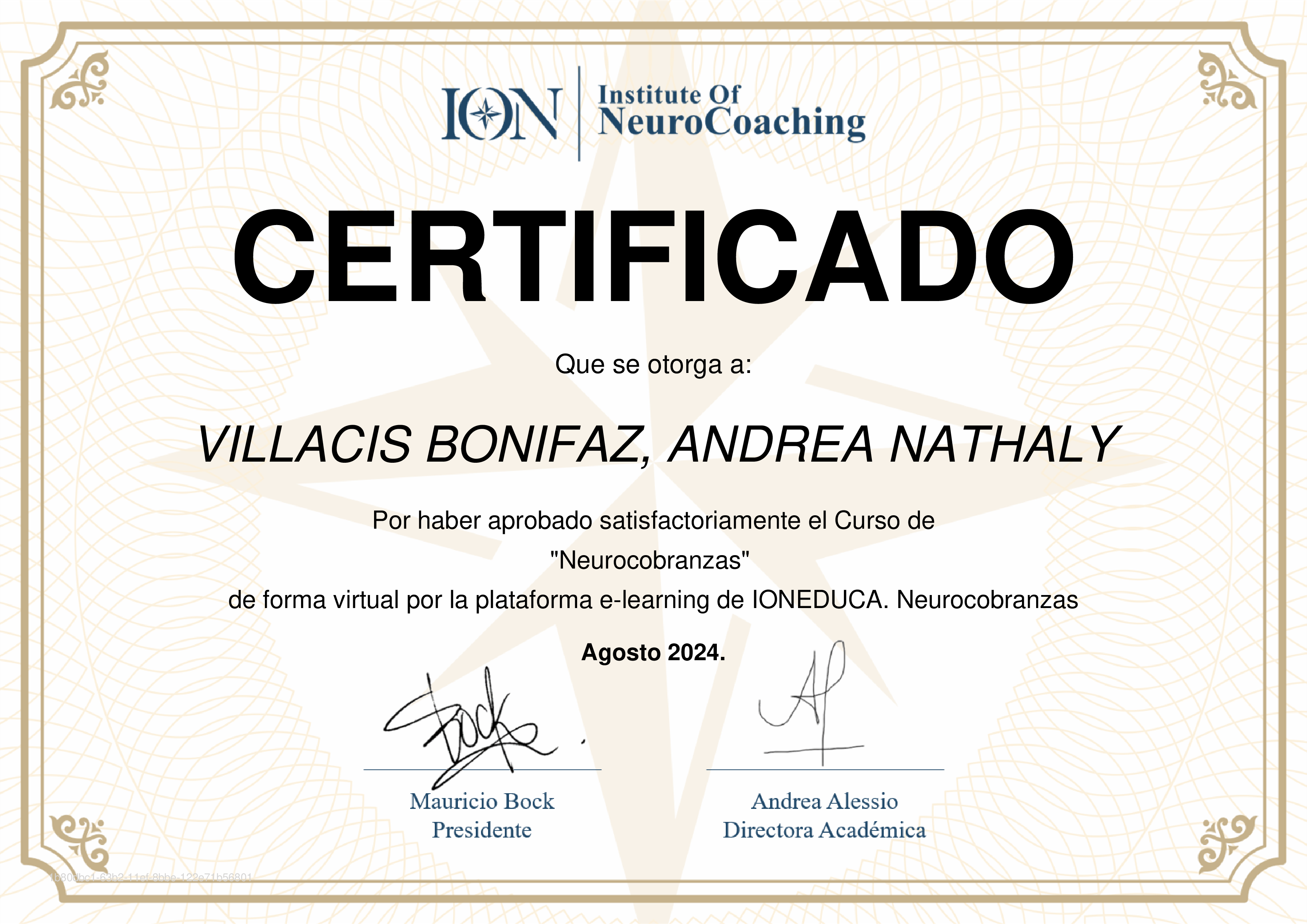 Credencial de NEUROCOBRANZAS