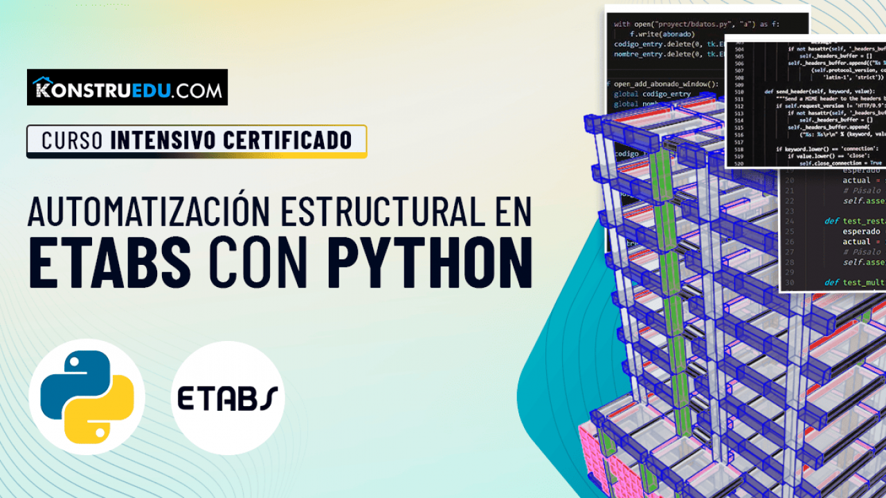 Curso Introductorio de Automatización estructural en Etabs con Python