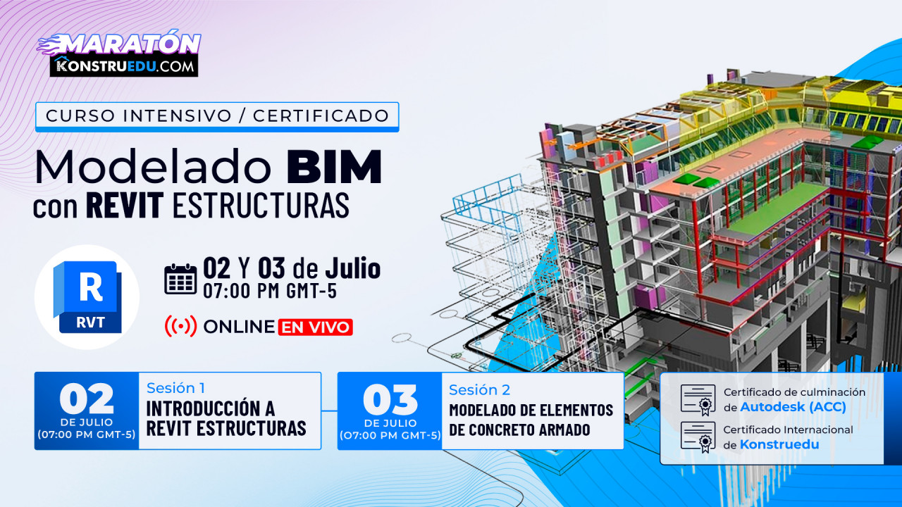 Curso Intensivo Modelado BIM con Revit Estructuras