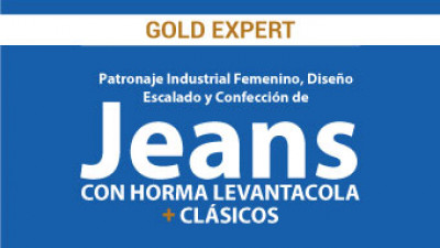 Patronaje Industrial Femenino, Diseño Escalado y Confección de JEANS Levantacola + Clásicos