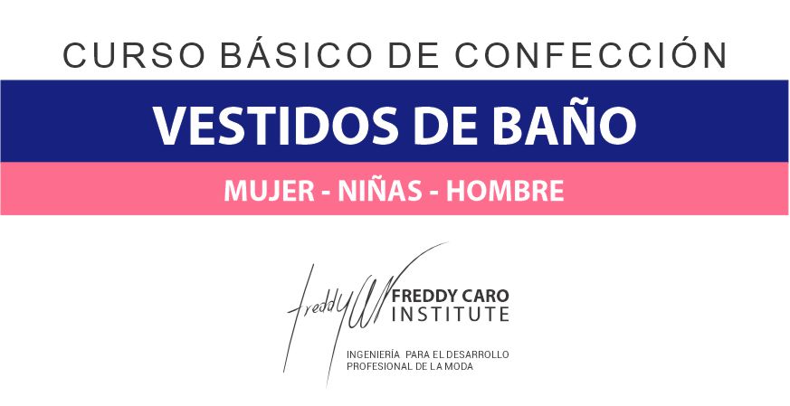 Curso Básico de Confección de Vestidos de Baño Femeninos, Masculinos e Infantiles