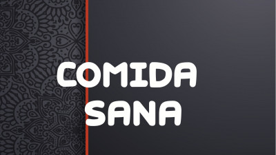 COMIDA SANA