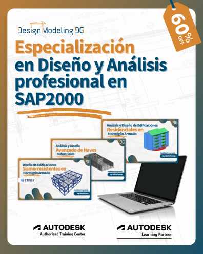 Especialización en Diseño y Análisis profesional en SAP2000 