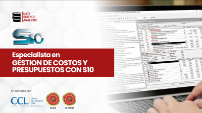ESPECIALIZACION EN GESTION DE COSTOS Y PRESUPUESTOS CON S10
