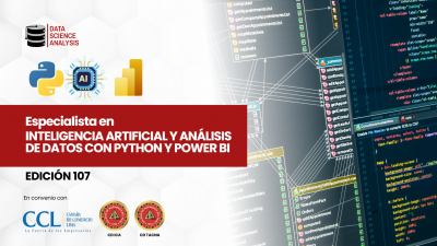 INTELIGENCIA ARTIFICIAL Y ANÁLISIS DE DATOS CON PYTHON Y POWER BI - Edición 107