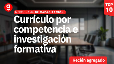 Currículo por Competencia e Investigación Formativa